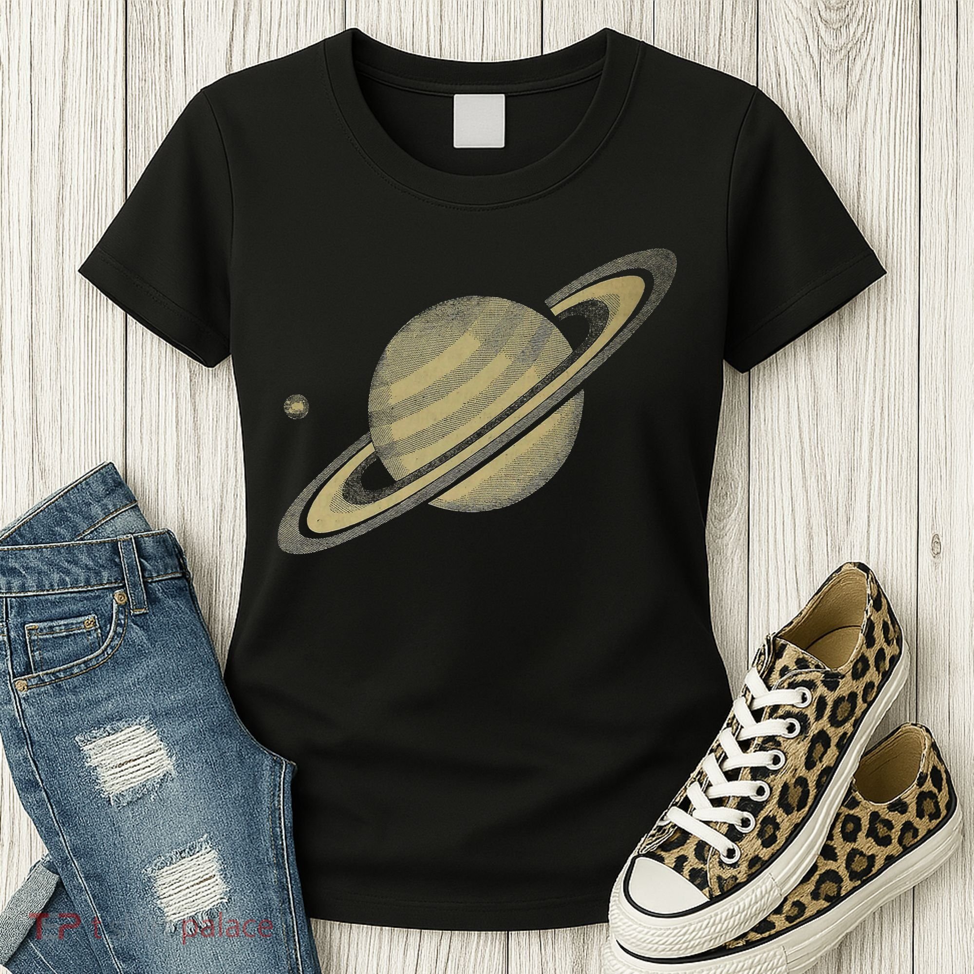 Saturn Planet Solar System Astronomy Women's T-Shirt