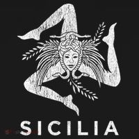 Sicilian Pride Sicilia Sicilian Flag Trinacria Faded Meaningful Gift Ornament thumb 1