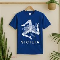 Sicilian Pride Sicilia Sicilian Flag Trinacria Faded Meaningful Gift T-Shirt thumb 2