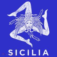 Sicilian Pride Sicilia Sicilian Flag Trinacria Faded Meaningful Gift Mousepad thumb 1