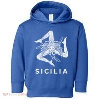 Sicilian Pride Sicilia Sicilian Flag Trinacria Faded Meaningful Gift Toddler Hoodie thumb 0