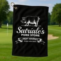 Satriale’s Pork Store Kearny New Jersey Golf Towel thumb 1