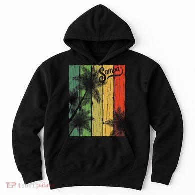 Samoa Palm Scene Casual Wear Polynesian Pride Hoodie