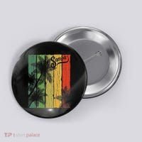 Samoa Palm Scene Casual Wear Polynesian Pride Button thumb 0