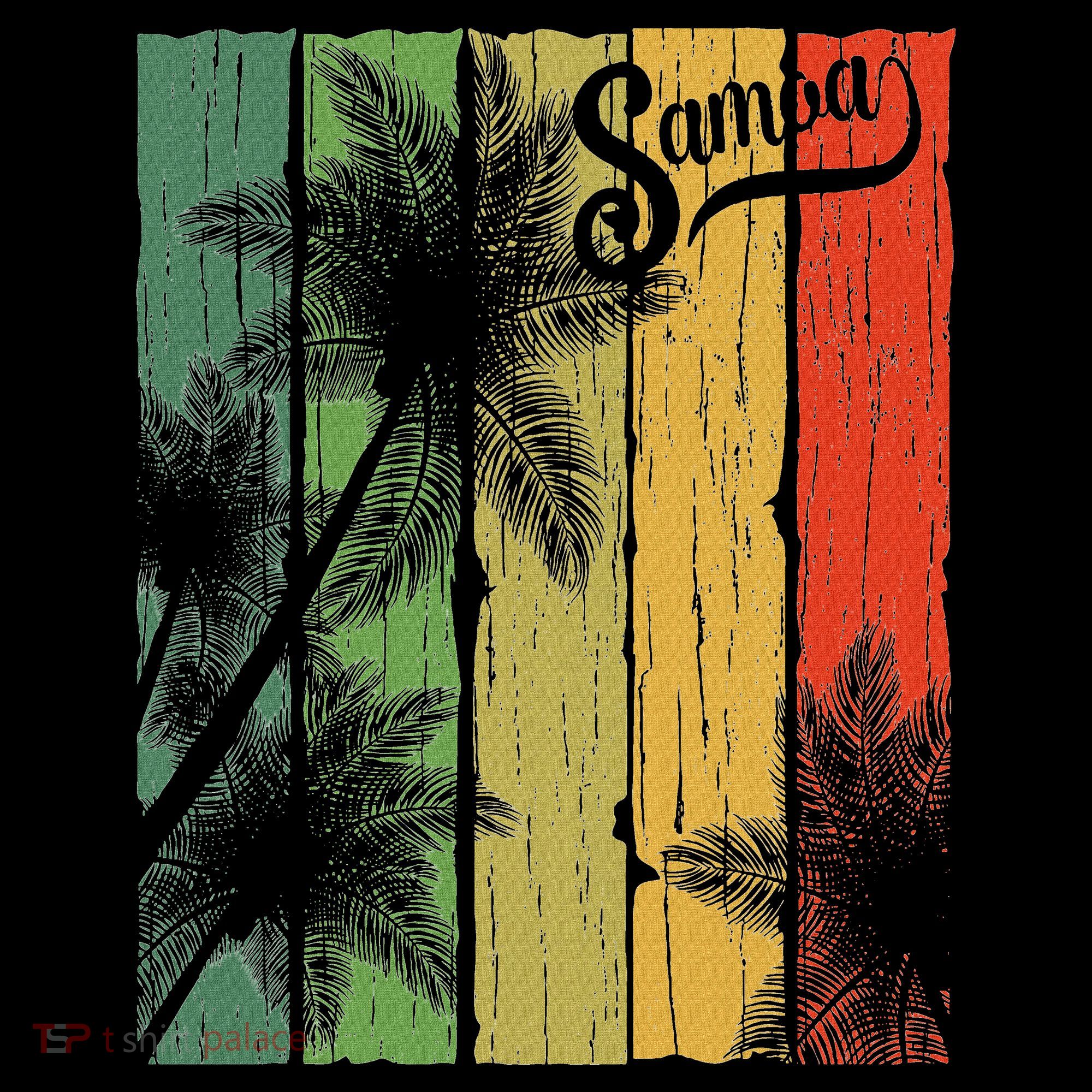 Samoa Palm Scene Casual Wear Polynesian Pride Women's Hoodie