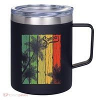 Samoa Palm Scene Casual Wear Polynesian Pride 12oz Stainless Steel Coffee Mug thumb 0