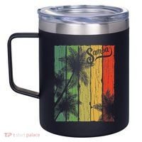 Samoa Palm Scene Casual Wear Polynesian Pride 12oz Stainless Steel Coffee Mug thumb 2