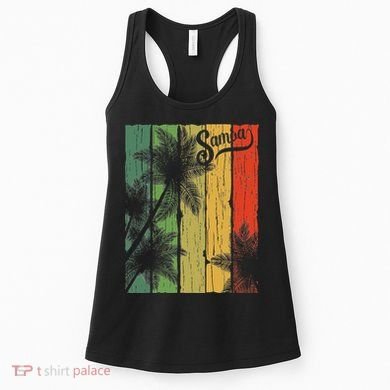 Samoa Palm Scene Casual Wear Polynesian Pride Women's Tank Top