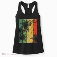 Samoa Palm Scene Casual Wear Polynesian Pride Women's Tank Top thumb 0