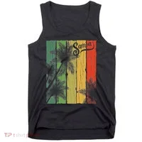 Samoa Palm Scene Casual Wear Polynesian Pride Tank Top thumb 0