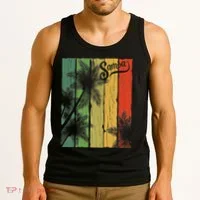 Samoa Palm Scene Casual Wear Polynesian Pride Tank Top thumb 3