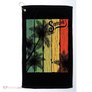 Samoa Palm Scene Casual Wear Polynesian Pride Golf Towel