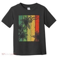 Samoa Palm Scene Casual Wear Polynesian Pride Toddler T-Shirt thumb 0