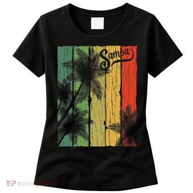 Samoa Palm Scene Casual Wear Polynesian Pride Women's T-Shirt