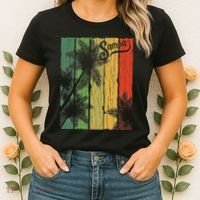 Samoa Palm Scene Casual Wear Polynesian Pride Women's T-Shirt thumb 2