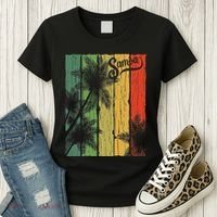 Samoa Palm Scene Casual Wear Polynesian Pride Women's T-Shirt thumb 3