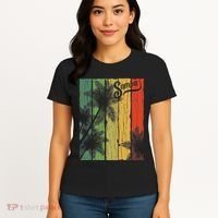 Samoa Palm Scene Casual Wear Polynesian Pride Women's T-Shirt thumb 4