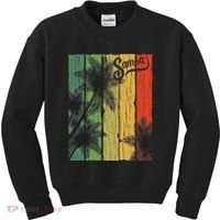 Samoa Palm Scene Casual Wear Polynesian Pride Kids Sweatshirt thumb 0
