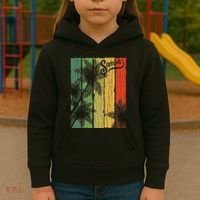 Samoa Palm Scene Casual Wear Polynesian Pride Kids Hoodie thumb 3