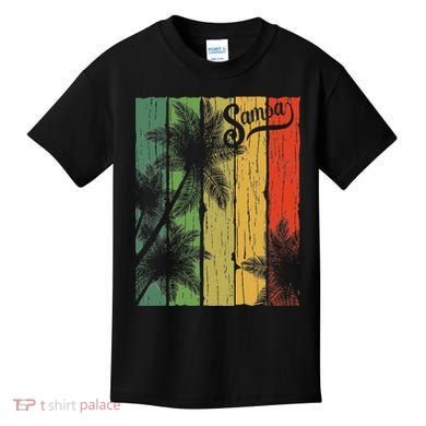 Samoa Palm Scene Casual Wear Polynesian Pride Kids T-Shirt