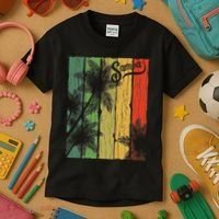 Samoa Palm Scene Casual Wear Polynesian Pride Kids T-Shirt thumb 3