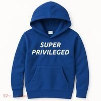 Super Privileged Social Justice Hu Rights Gift Kids Hoodie thumb 0