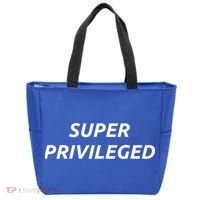 Super Privileged Social Justice Hu Rights Gift Tote Bag thumb 0