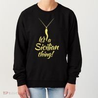 Sicilian Pride Sicilian Horn ItS And Sicilian Thing Women's Sweatshirt thumb 0