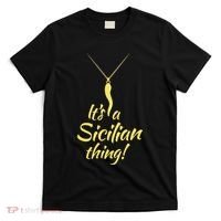 Sicilian Pride Sicilian Horn ItS And Sicilian Thing T-Shirt thumb 0