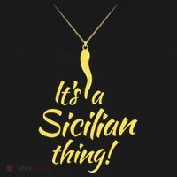 Sicilian Pride Sicilian Horn ItS And Sicilian Thing Button thumb 1