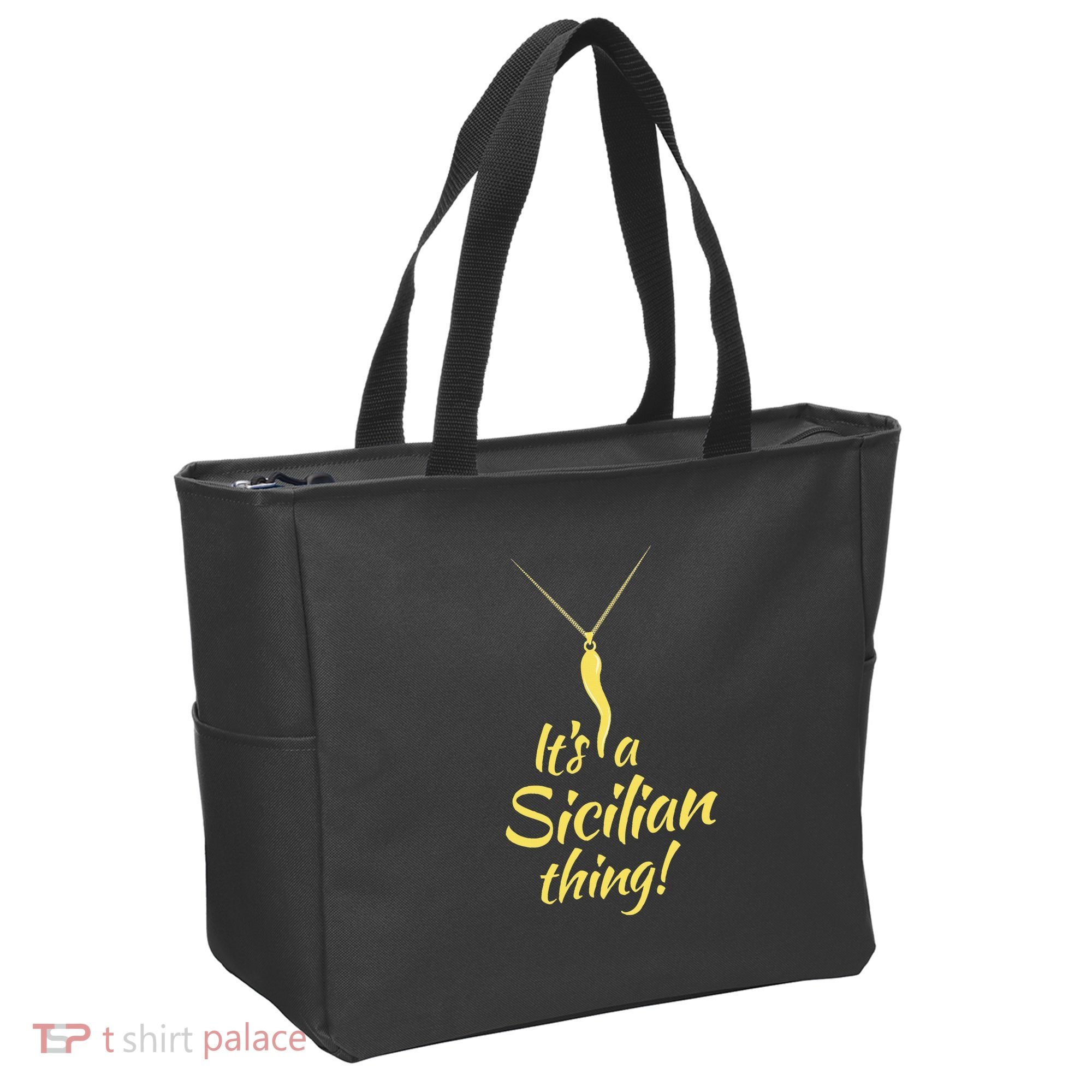 Sicilian Pride Sicilian Horn ItS And Sicilian Thing Tote Bag