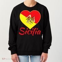 Sicilian Pride Sicilia I Love Sicily Trinacria Women's Sweatshirt thumb 0