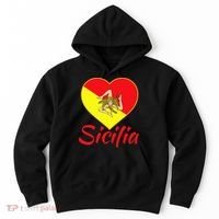 Sicilian Pride Sicilia I Love Sicily Trinacria Hoodie thumb 0