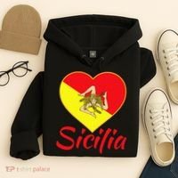 Sicilian Pride Sicilia I Love Sicily Trinacria Hoodie thumb 4