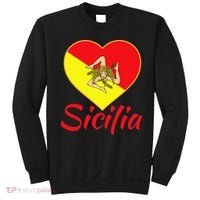 Sicilian Pride Sicilia I Love Sicily Trinacria Sweatshirt thumb 0