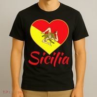 Sicilian Pride Sicilia I Love Sicily Trinacria T-Shirt thumb 3