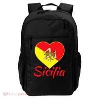 Sicilian Pride Sicilia I Love Sicily Trinacria Backpack thumb 0