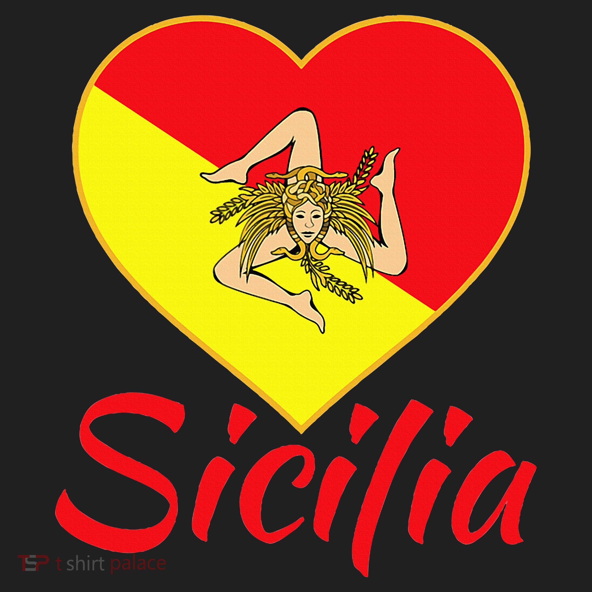 Sicilian Pride Sicilia I Love Sicily Trinacria Beanie