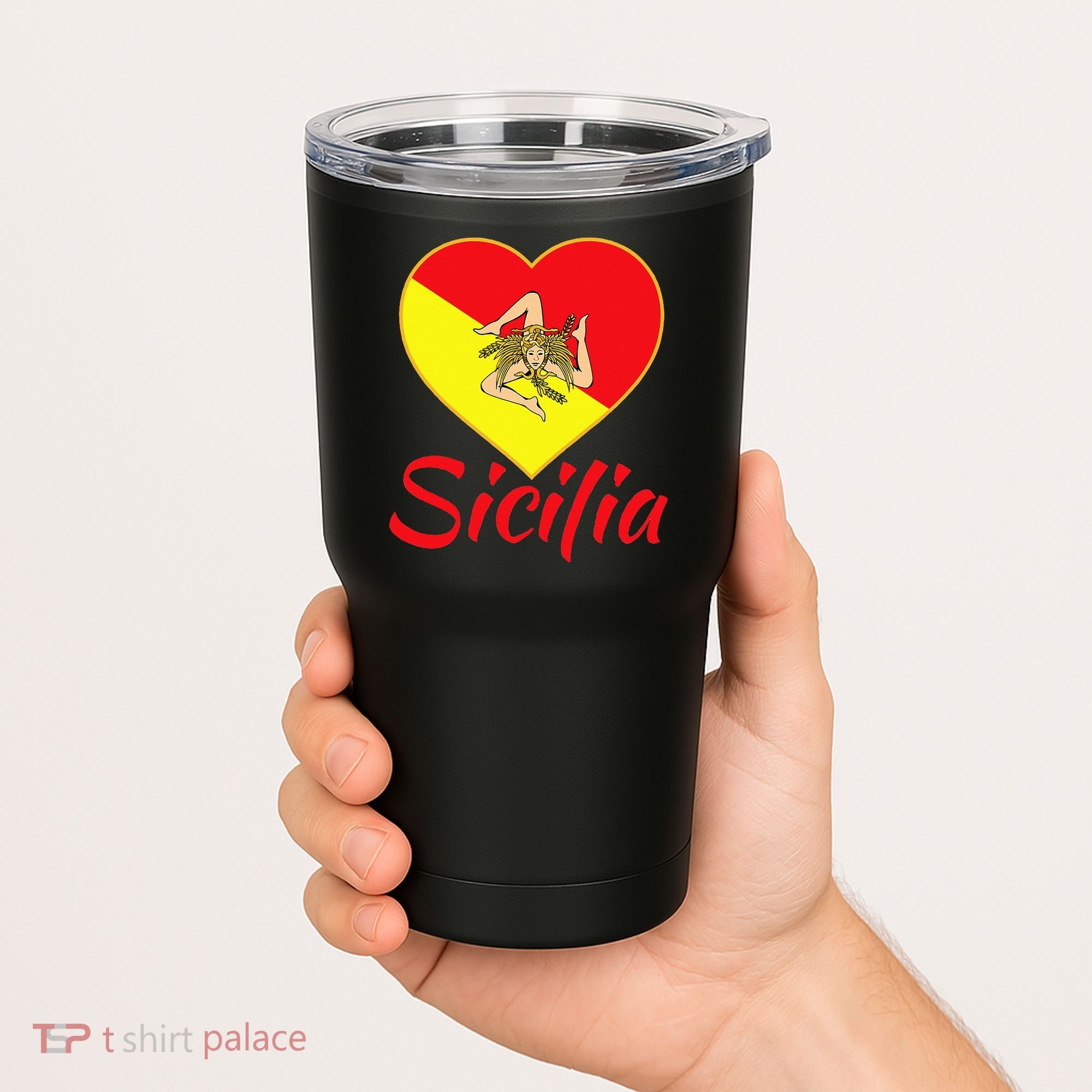 Sicilian Pride Sicilia I Love Sicily Trinacria Tumbler