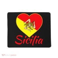 Sicilian Pride Sicilia I Love Sicily Trinacria Mousepad thumb 0