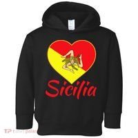 Sicilian Pride Sicilia I Love Sicily Trinacria Toddler Hoodie thumb 0