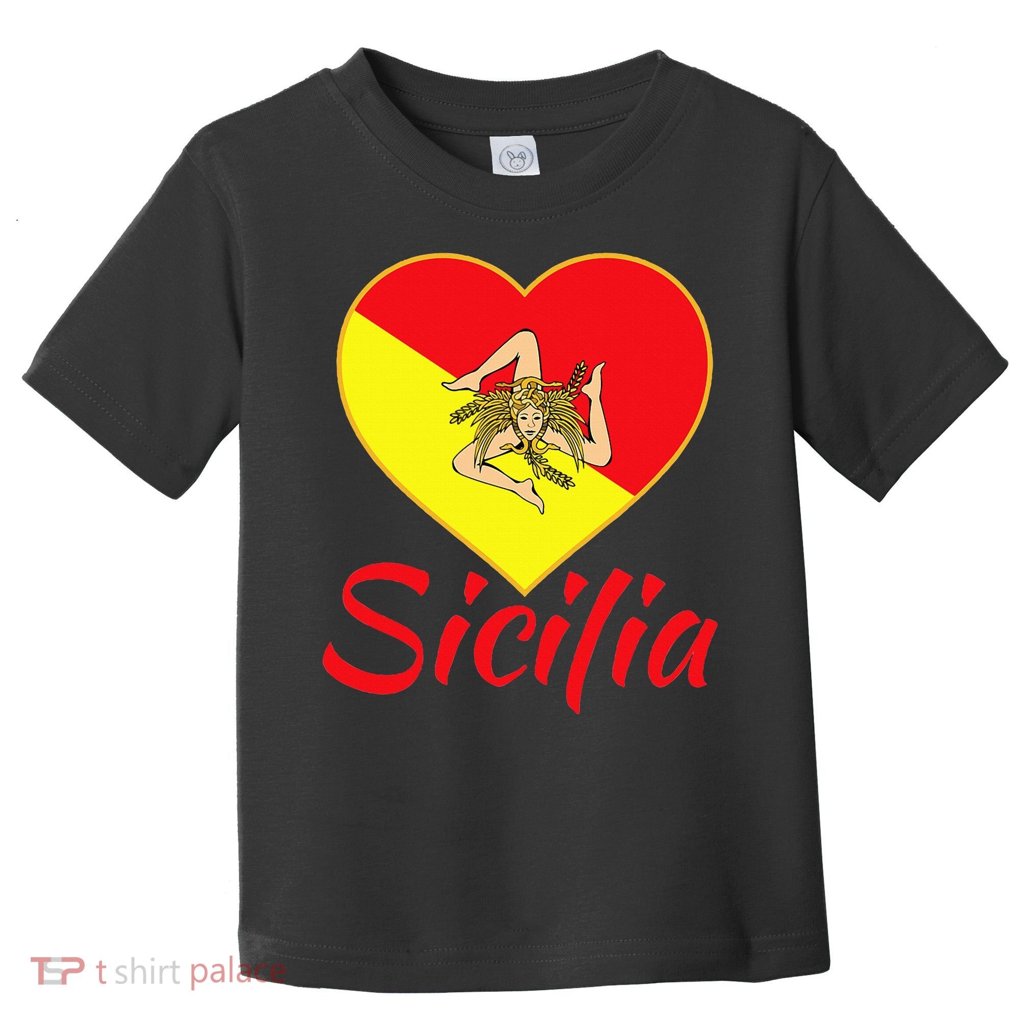 Sicilian Pride Sicilia I Love Sicily Trinacria Toddler T-Shirt