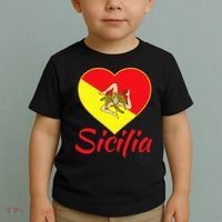 Sicilian Pride Sicilia I Love Sicily Trinacria Toddler T-Shirt thumb 2