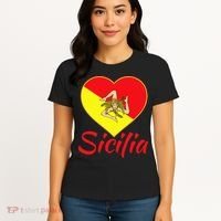 Sicilian Pride Sicilia I Love Sicily Trinacria Women's T-Shirt thumb 4