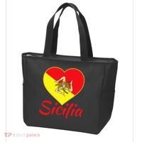 Sicilian Pride Sicilia I Love Sicily Trinacria Tote Bag thumb 3