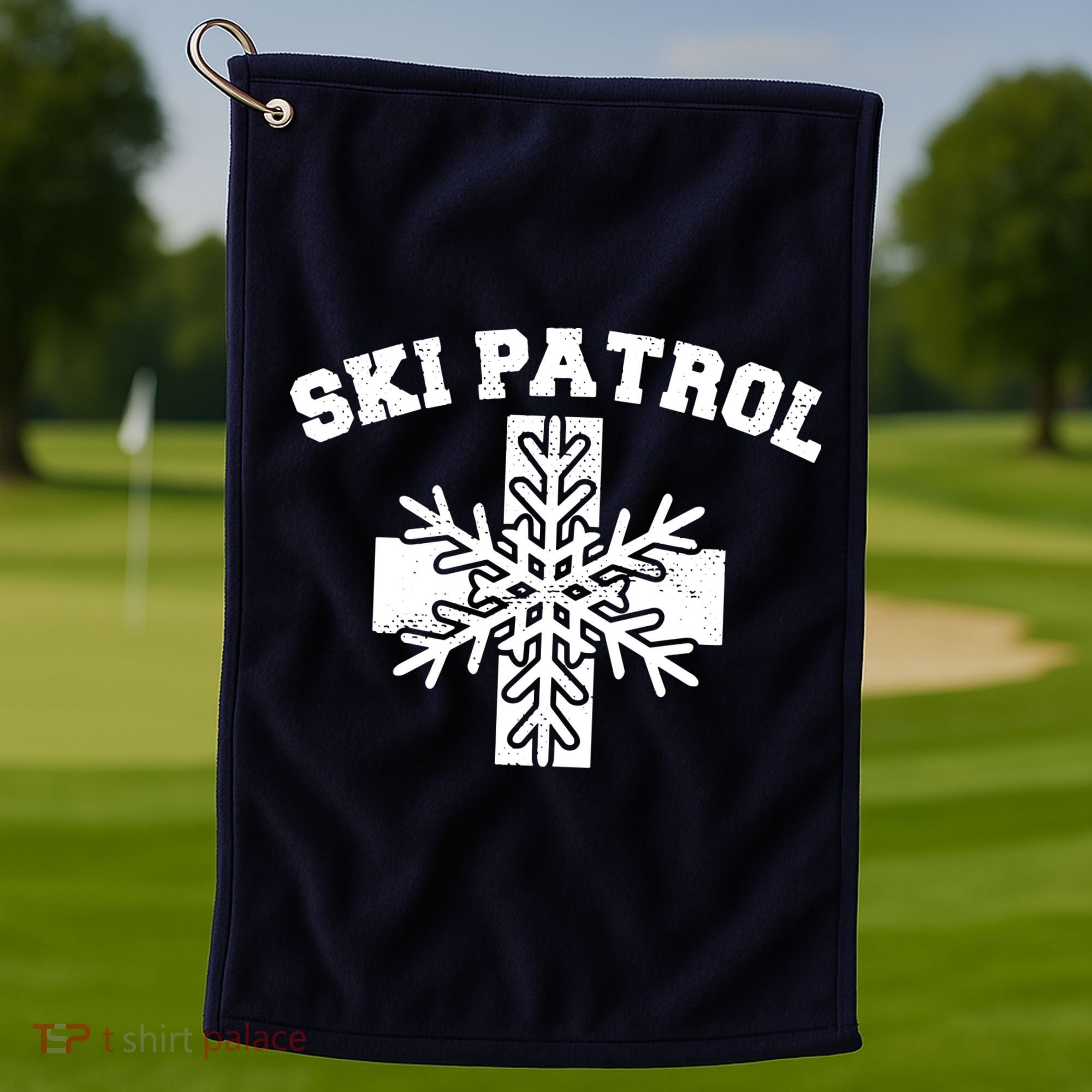 Ski Patrol Golf Towel