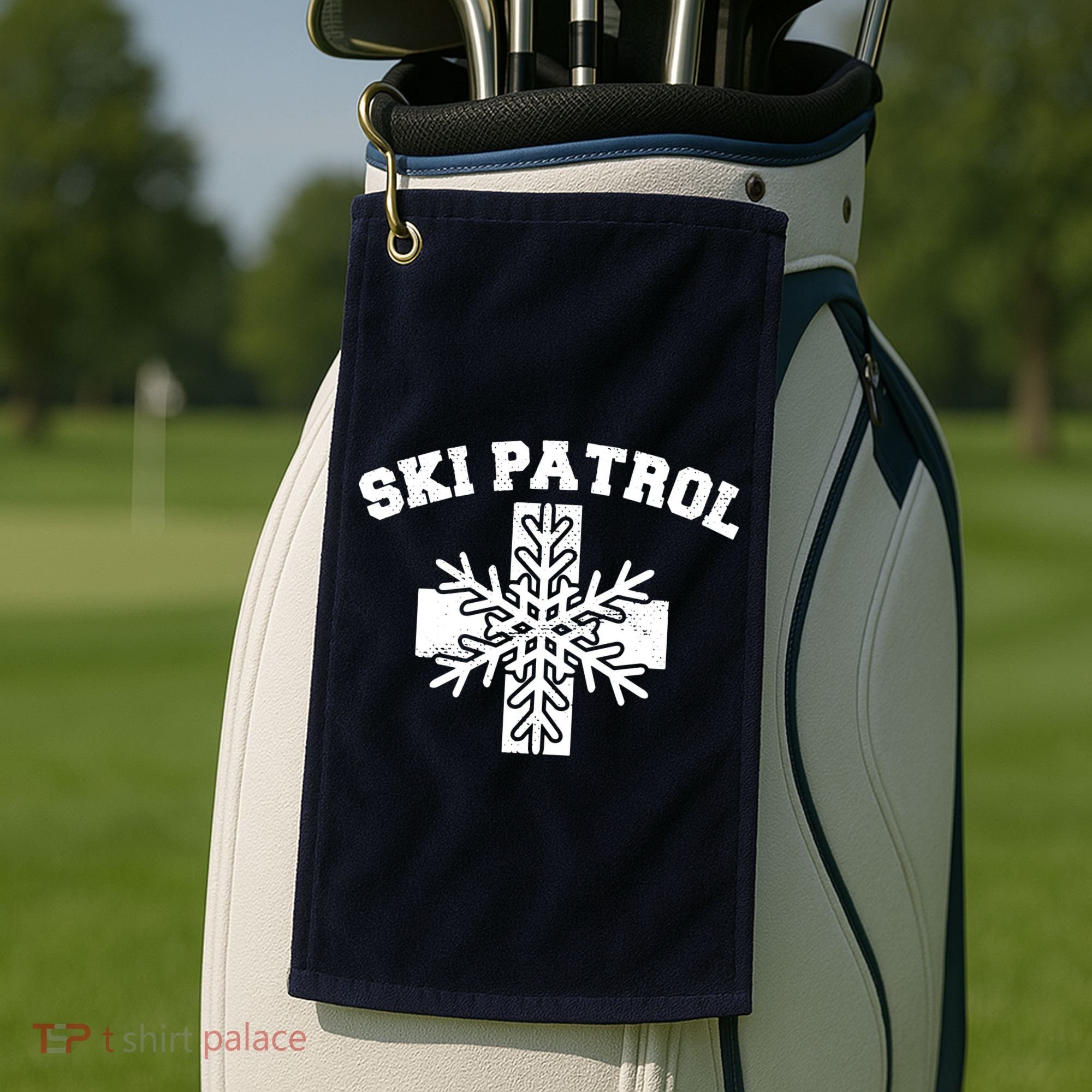 Ski Patrol Golf Towel