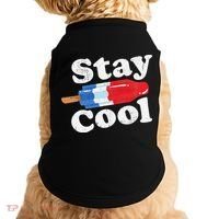 Summer Popsicle Stay Cool Funny Bomb Retro 80s Pop Gift Doggie Tank thumb 0