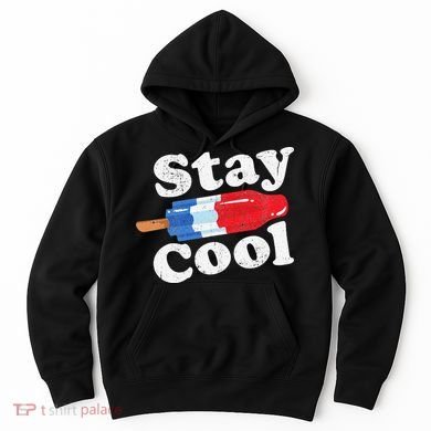 Summer Popsicle Stay Cool Funny Bomb Retro 80s Pop Gift Hoodie