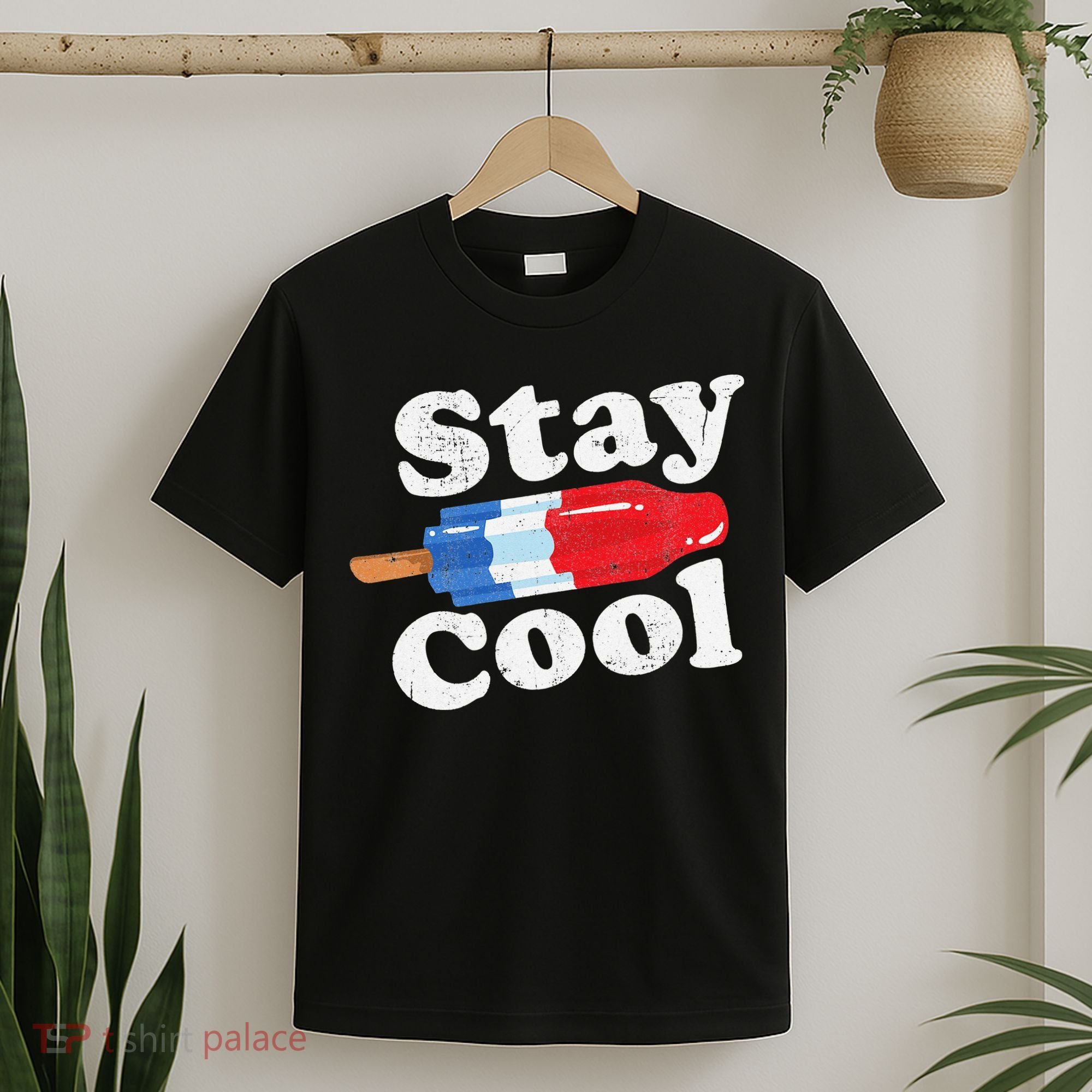 Summer Popsicle Stay Cool Funny Bomb Retro 80s Pop Gift T-Shirt